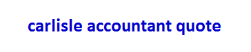 carlisle accountants quote